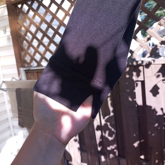 Aritzia Black Stretchy Wrap Dress, Medium - Picture 5 of 7